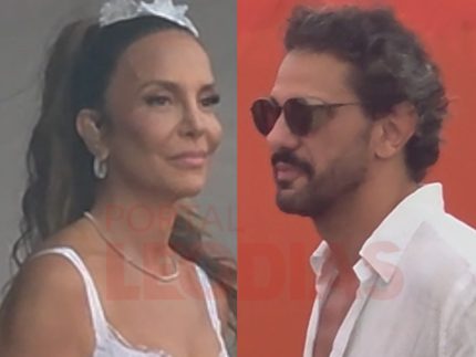 Ivete Sangalo e Tiago Maia mostram sintonia nos bastidores da turnê em Florianópolis