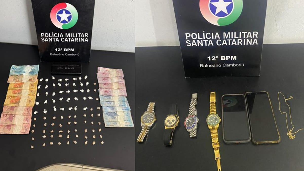 Itens de luxo avaliados em R$ 1 milhão são recuperados após assalto em Balneário Camboriú