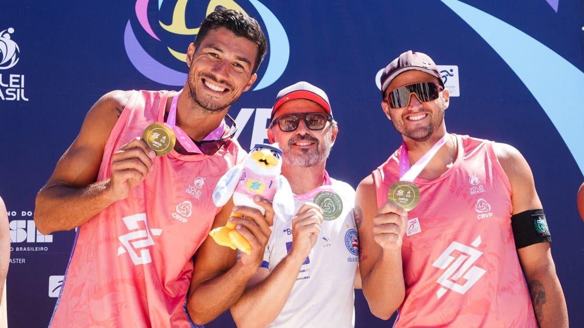 Dupla do Bahia conquista título da 3ª etapa do Circuito Brasileiro de Vôlei de Praia