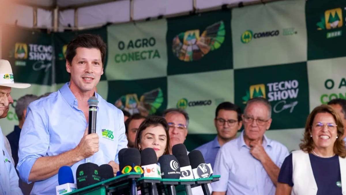 Governador Daniel Vilela destaca agronegócio e anuncia avanços em infraestrutura na abertura da Tecnoshow Comigo