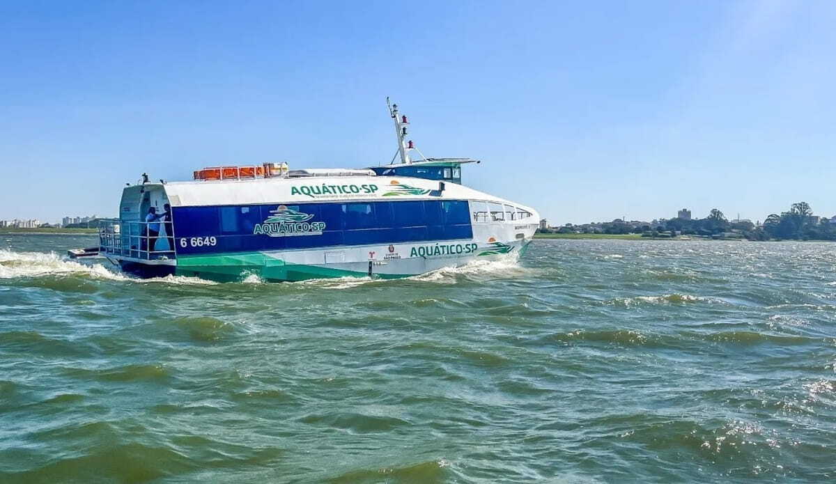 Aquático-SP reduz tempo de viagem de 1h20 para 17 minutos e ultrapassa 1 milhão de passageiros