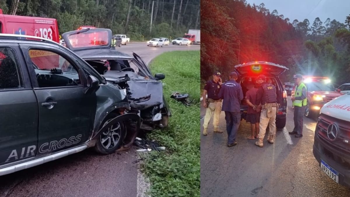 Motorista detido por acidente com álcool na BR-280 em Corupá é liberado após pagar fiança