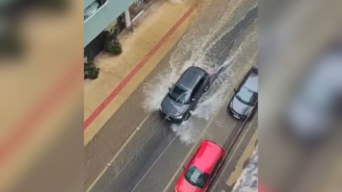Balneário Camboriú mantém alerta amarelo com risco de alagamentos e deslizamentos