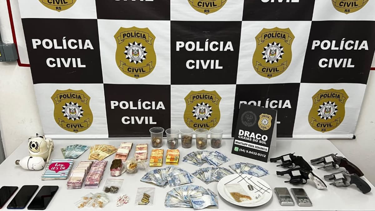 Homem é preso em Caxias do Sul por envolvimento em assassinatos ligados ao tráfico de drogas