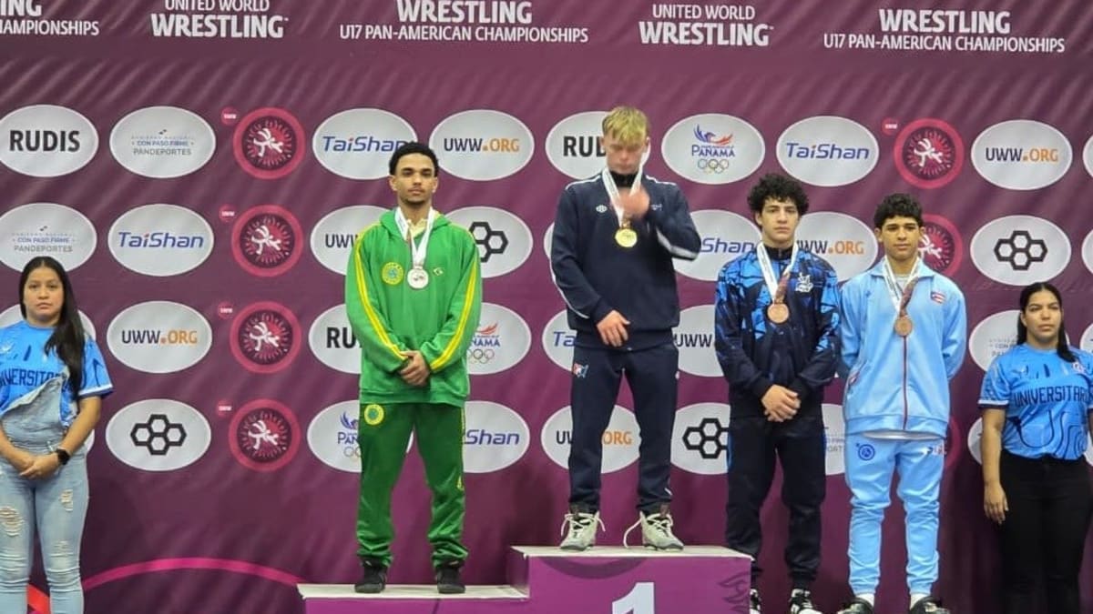 Ryan Freire conquista prata no Pan-Americano de Wrestling no Panamá