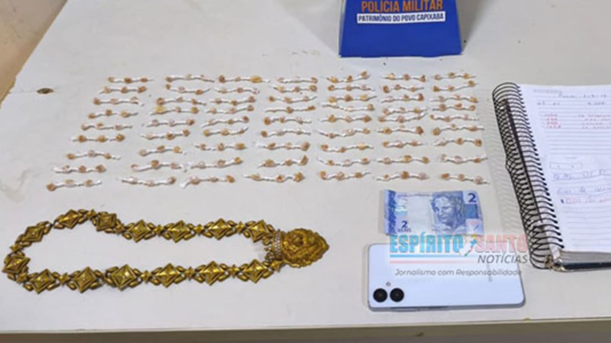 Polícia Militar cumpre mandado de prisão e apreende drogas em Guarapari