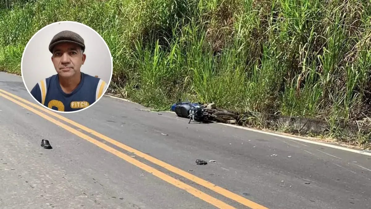 Colisão entre motos deixa um morto e adolescente em estado grave no interior do ES
