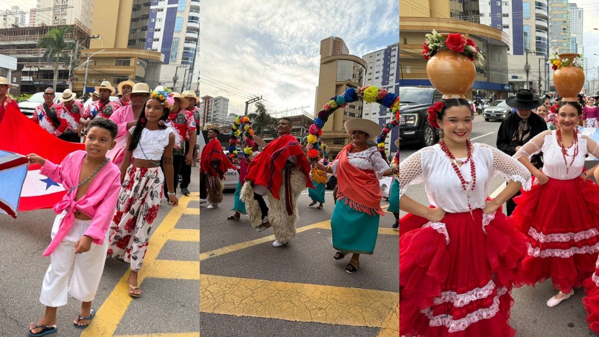 9º Encontro Internacional de Etnias movimenta a Meia Praia em Itapema