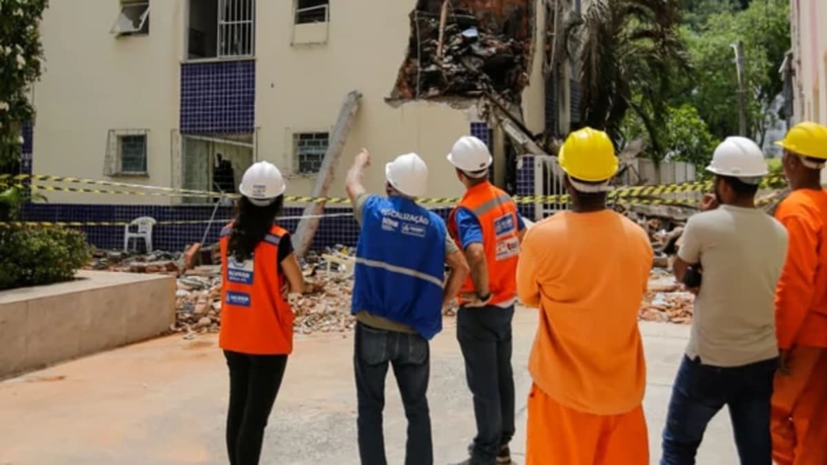 Demolição parcial do prédio atingido por explosão no Stiep começa nesta quarta