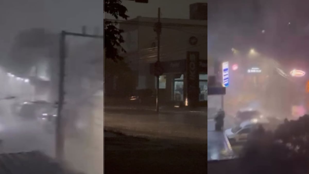 Temporal com vento e granizo deixa mais de 95 mil unidades sem energia em Santa Catarina