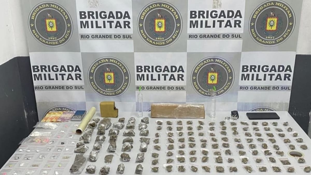 BM prende quatro pessoas e apreende mais de 600 unidades de drogas em Caxias do Sul