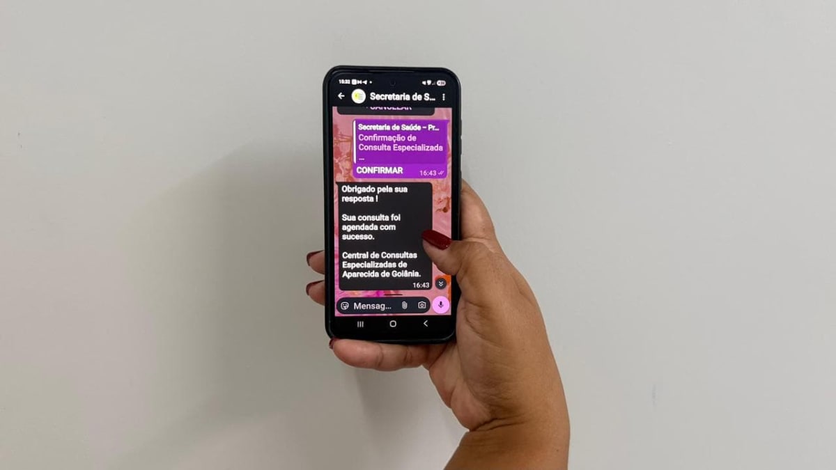 Aparecida de Goiânia implementa confirmação de consultas por WhatsApp para pacientes do SUS