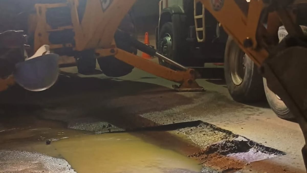 Rompimento de adutora afeta abastecimento em Porto Belo