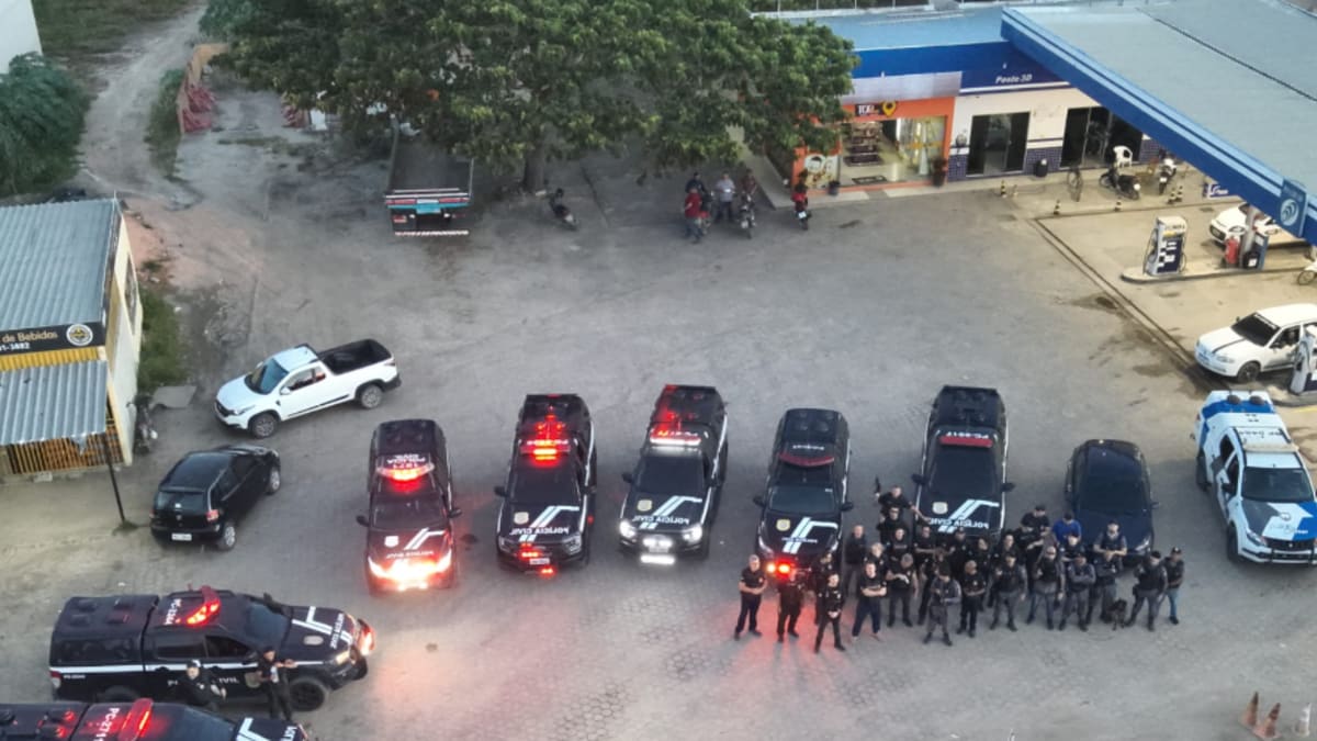 Oito pessoas são detidas no Norte do Espírito Santo por suspeita de planejar ataques contra policiais