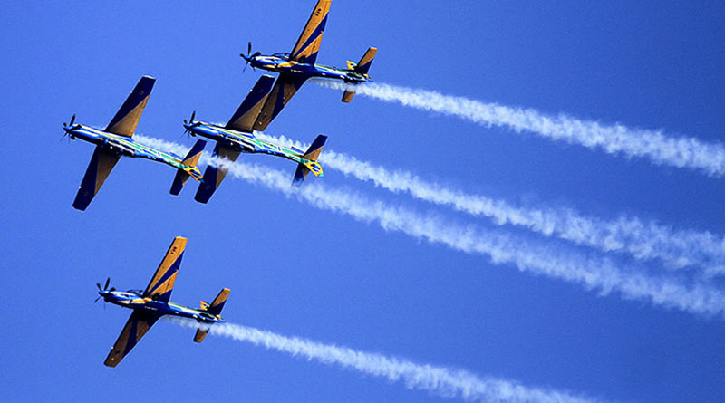 Esquadrilha da Fumaça fará demonstração acrobática em Itanhaém no dia 21 de abril