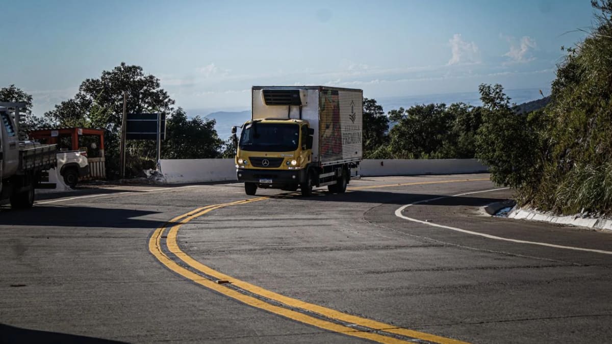 Obras na Serra da Rocinha, BR-285, são inauguradas em Timbé do Sul
