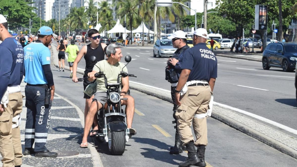 Prefeitura do Rio amplia fiscalização nas ciclovias durante implantação de área de lazer na orla