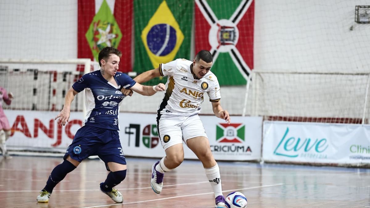 Criciúma Futsal busca liderança na Copa Santa Catarina com jogo fora de casa