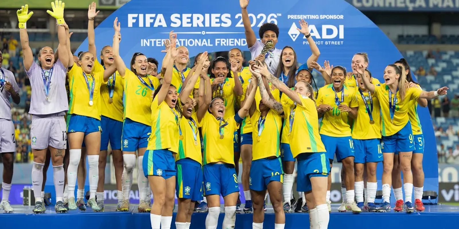 Brasil conquista título do FIFA Series com vitória sobre Canadá