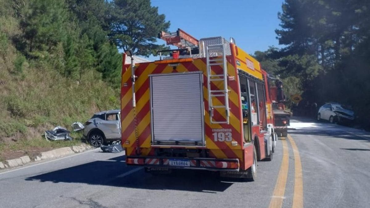 Idosa morre em acidente grave na BR-282 em Alfredo Wagner