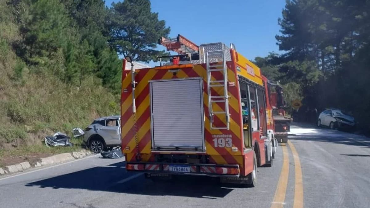 Idosa morre em colisão frontal na BR-282, em Alfredo Wagner