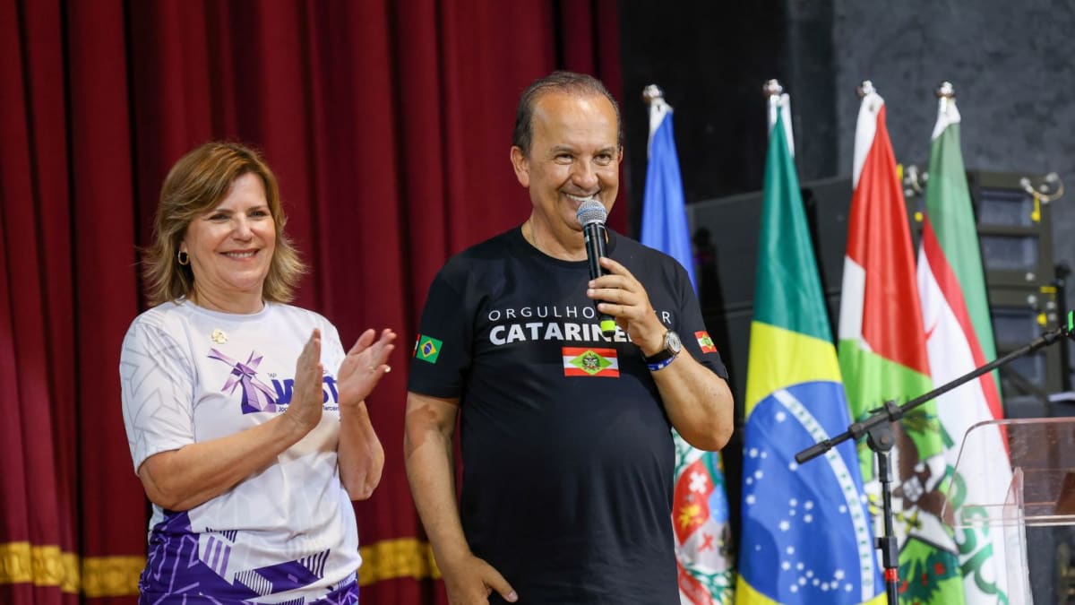 Governador Jorginho Mello abre Jogos Abertos da Terceira Idade 2026 em Joinville