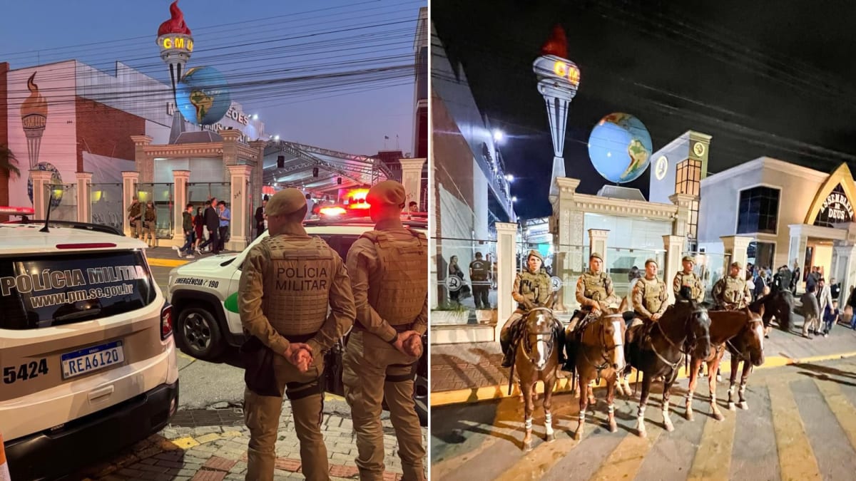 Maior evento evangélico do país reúne 200 mil pessoas em Camboriú com reforço da Polícia Militar
