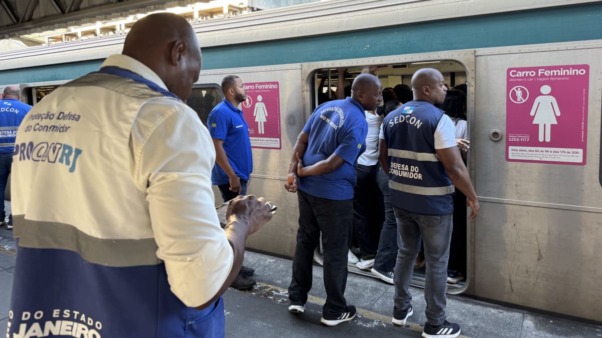 Fiscalização na Estação de Deodoro aponta irregularidades em vagões femininos e infraestrutura