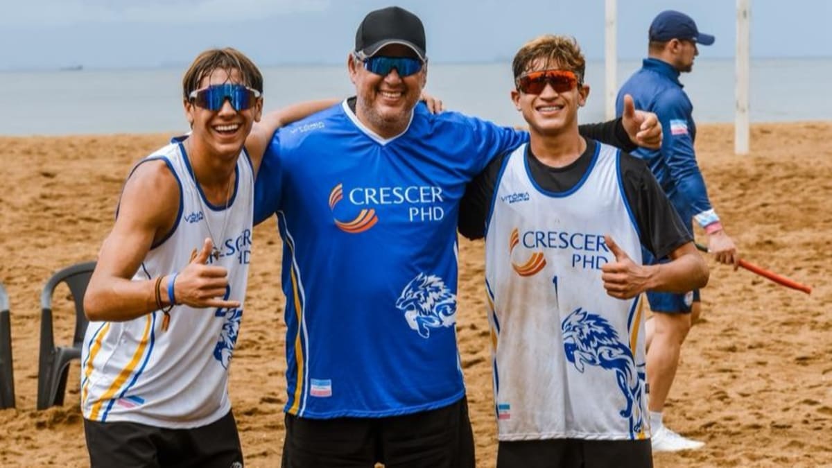 Duplas Lara/Sophia e Bernardo/Escobar vencem Circuito Estadual Sub-19 de Vôlei de Praia no ES