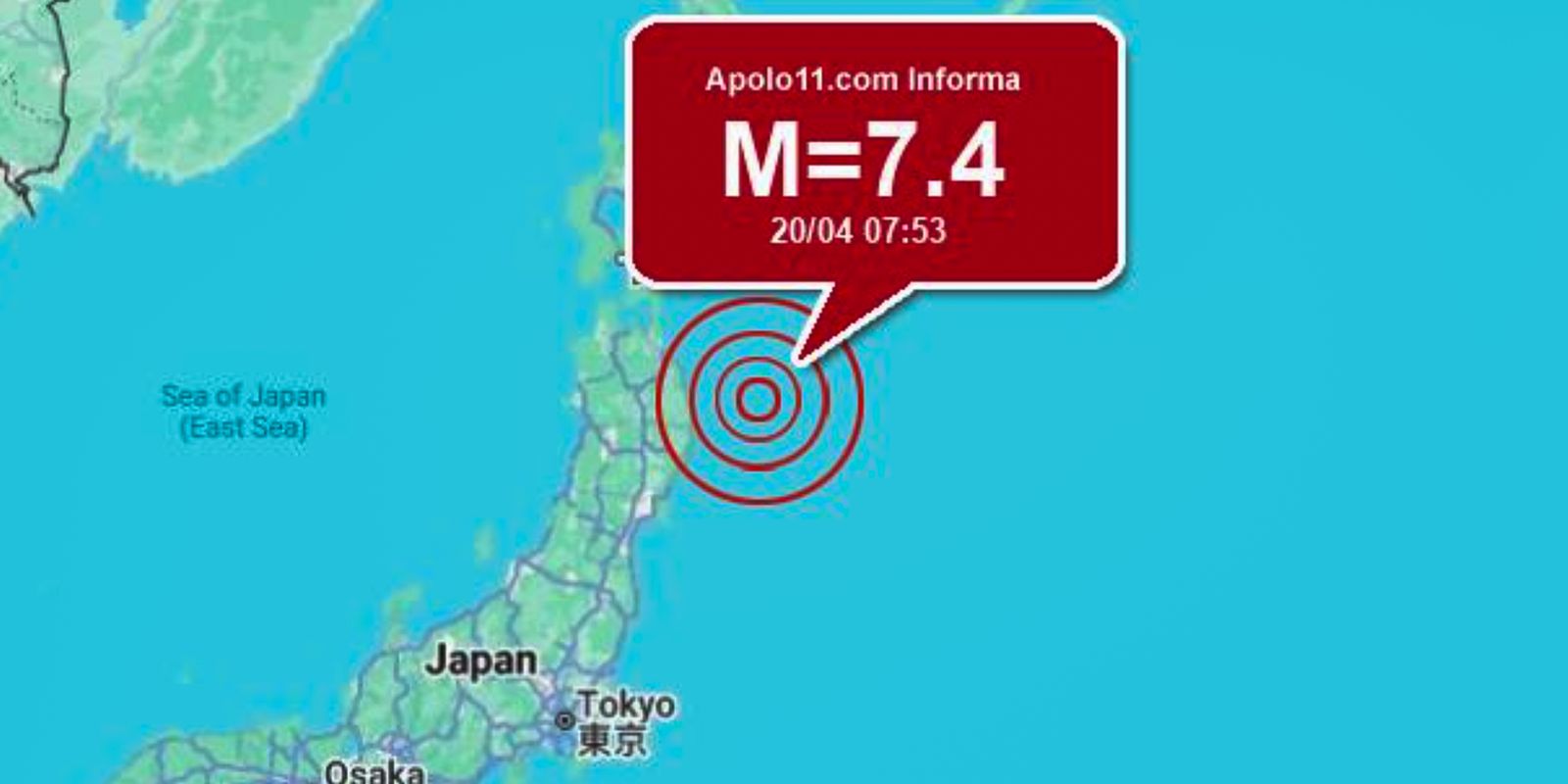 Forte terremoto no Japão provoca alerta de tsunami