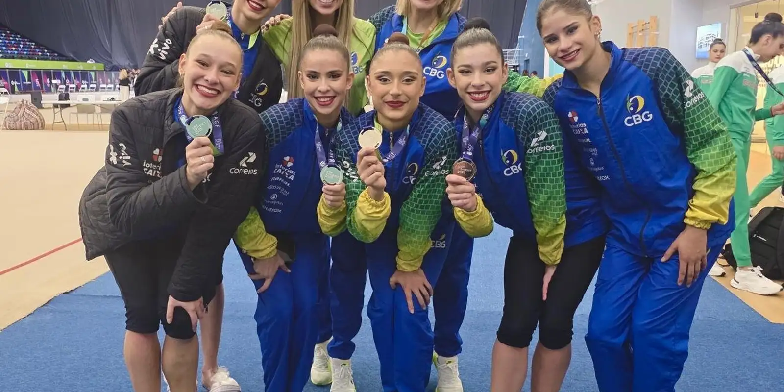 Brasil conquista prata na Copa do Mundo de ginástica rítmica no Azerbaijão