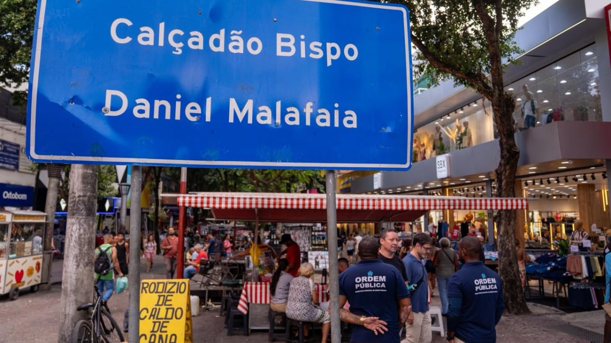 Prefeitura do Rio inicia obras de requalificação e amplia segurança no Calçadão de Campo Grande