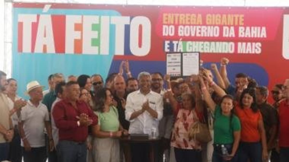 Bahia autoriza sistema de abastecimento de água para 5 mil moradores em Carinhanha