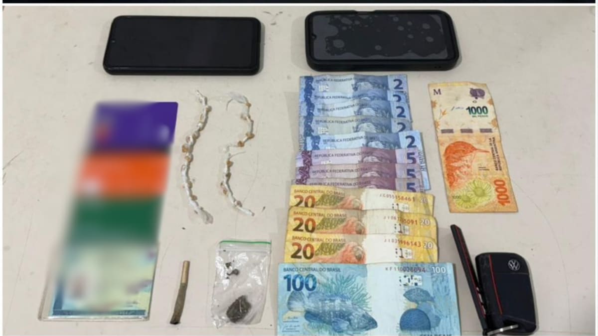 Drogas escondidas entre tijolos são encontradas durante ação em Itapema