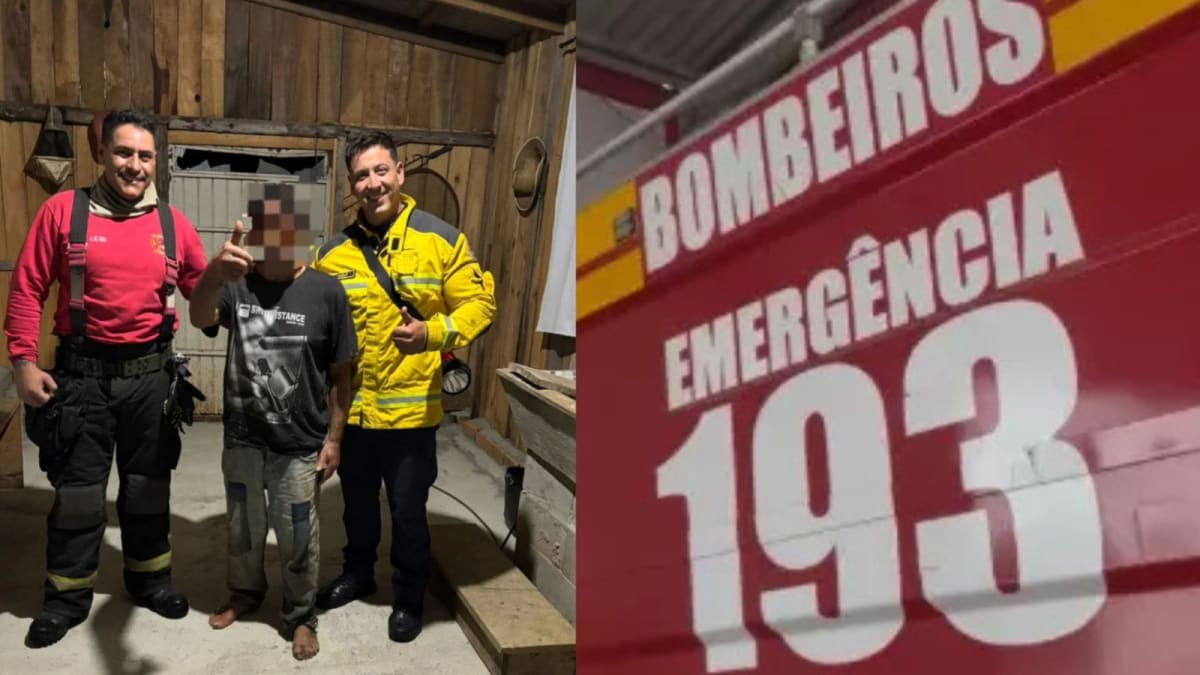 Idoso é resgatado após horas perdido em mata fechada na Serra de Santa Catarina