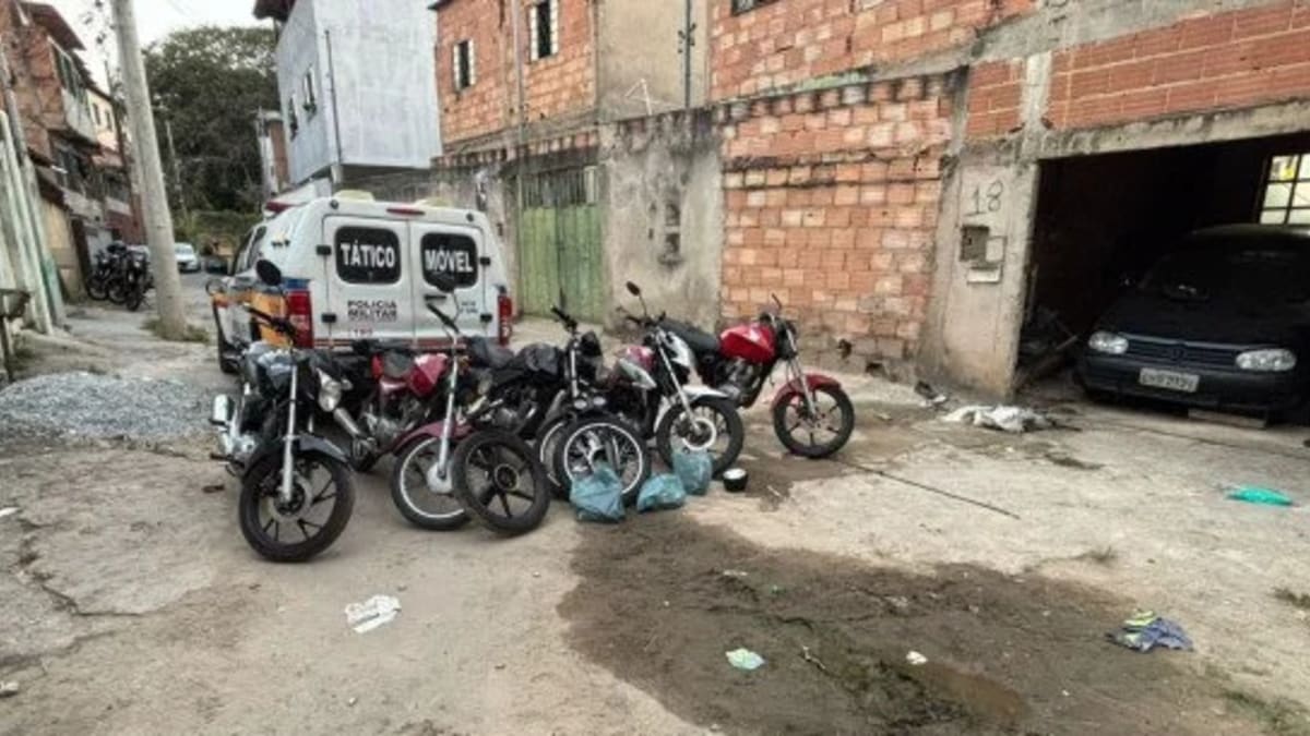 Cinco presos em duas operações contra desmanches ilegais de motos em Belo Horizonte