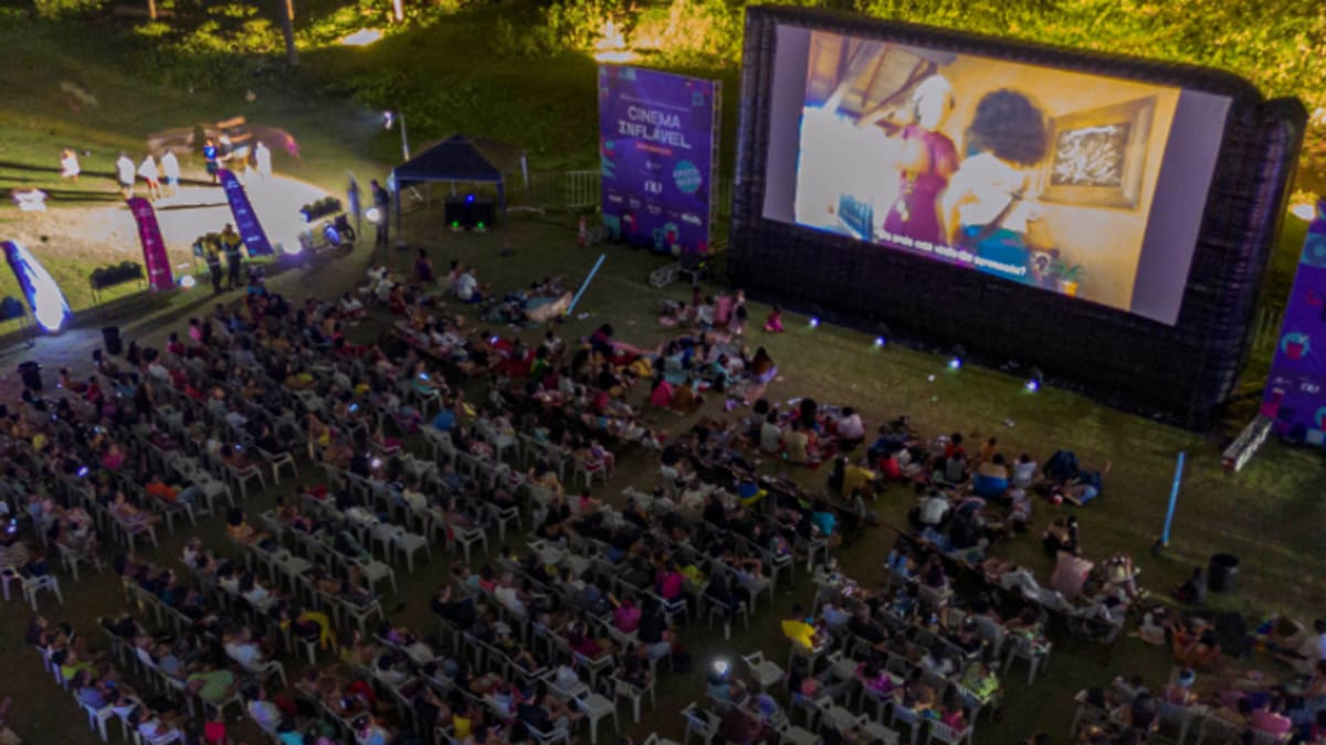 Guapimirim recebe o Cinema Inflável com sessões gratuitas ao ar livre