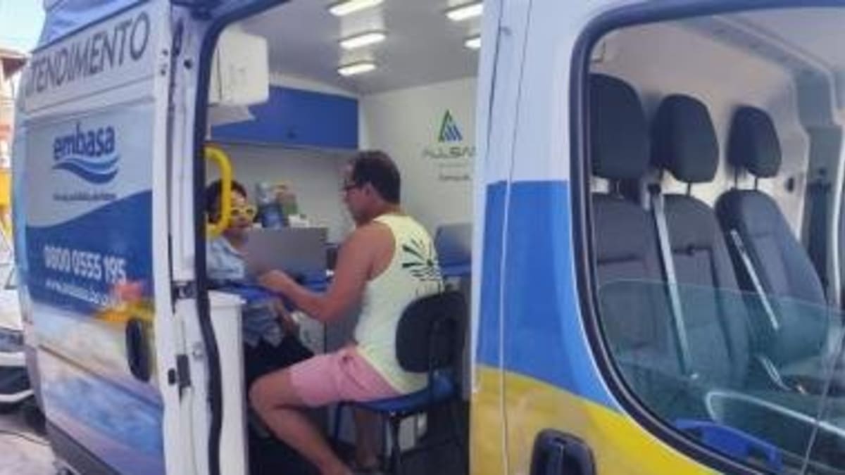 Unidade móvel da Embasa atende moradores da Mata Escura até amanhã