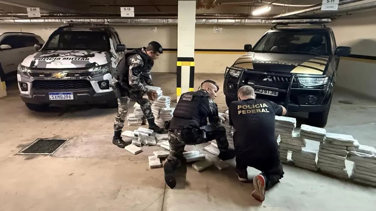 Cocaína avaliada em R$ 12,8 milhões é apreendida em carreta na BR-282 em SC