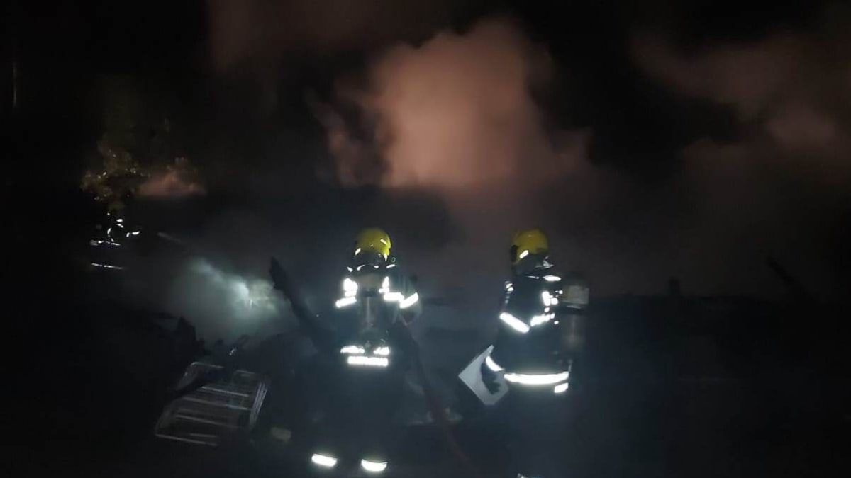 Incêndio destrói residência no bairro Alto da Boa Vista em Videira