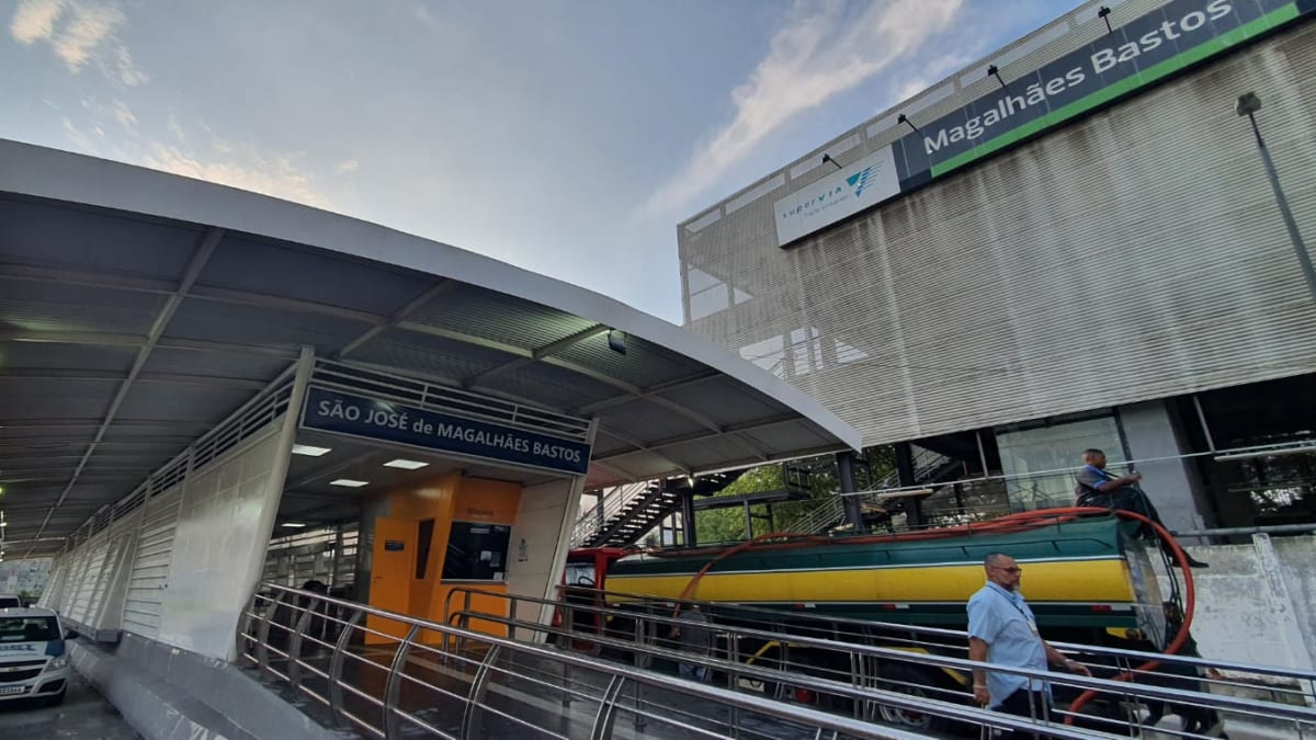 Estação Magalhães Bastos será reaberta neste sábado após incêndio