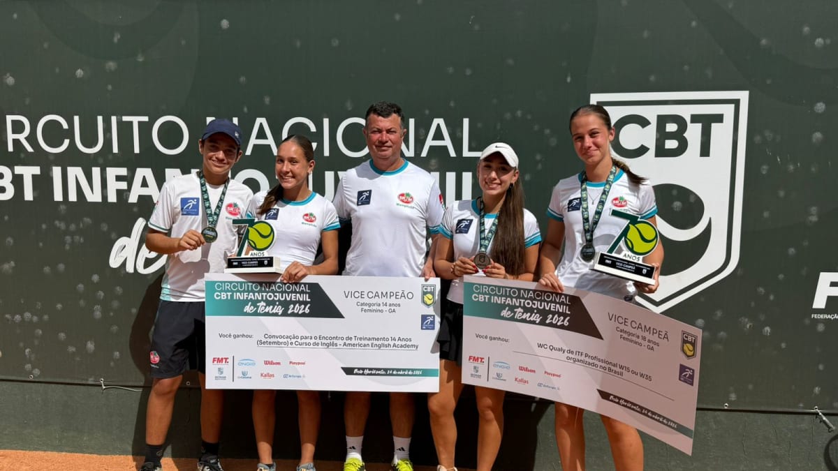 Tênis de Criciúma conquista bons resultados no Brasileiro Interclubes