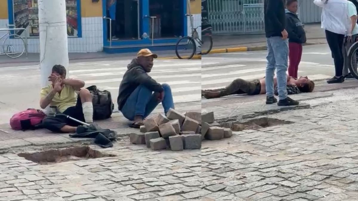 Morador de rua é agredido em Tijucas após pedir alimento em mercado