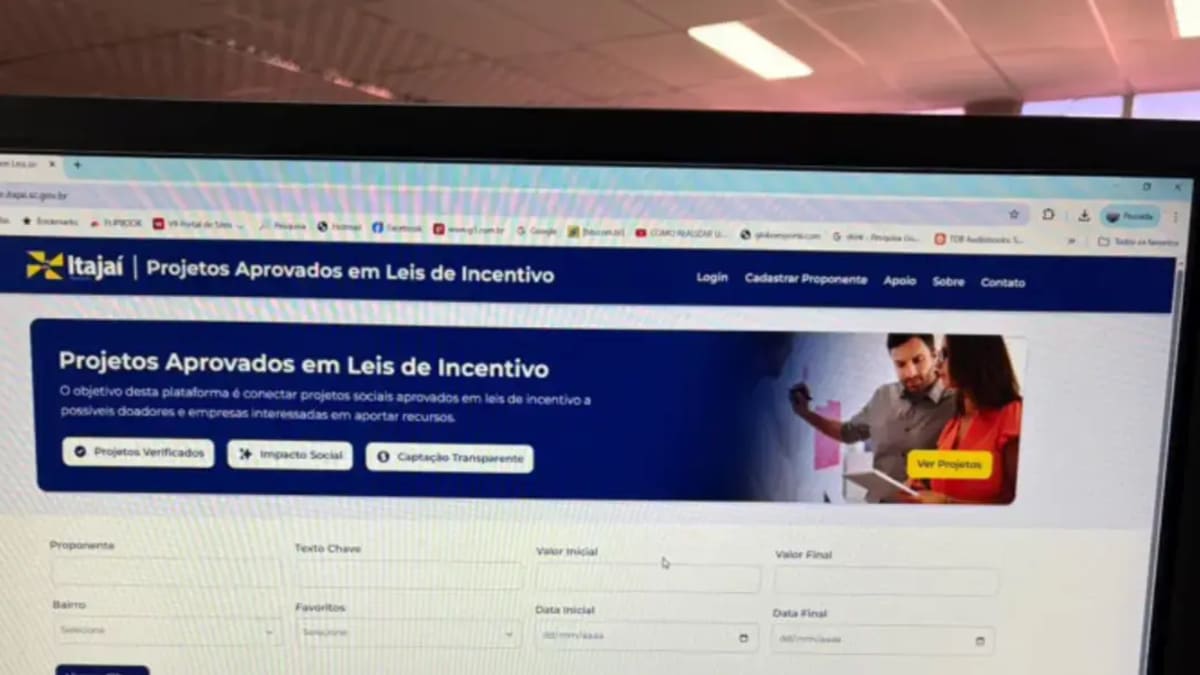 Itajaí lança portal para conectar projetos a leis de incentivo