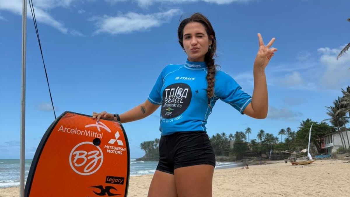Luna Hardman disputa etapa do Circuito Europeu de Bodyboarding em Portugal