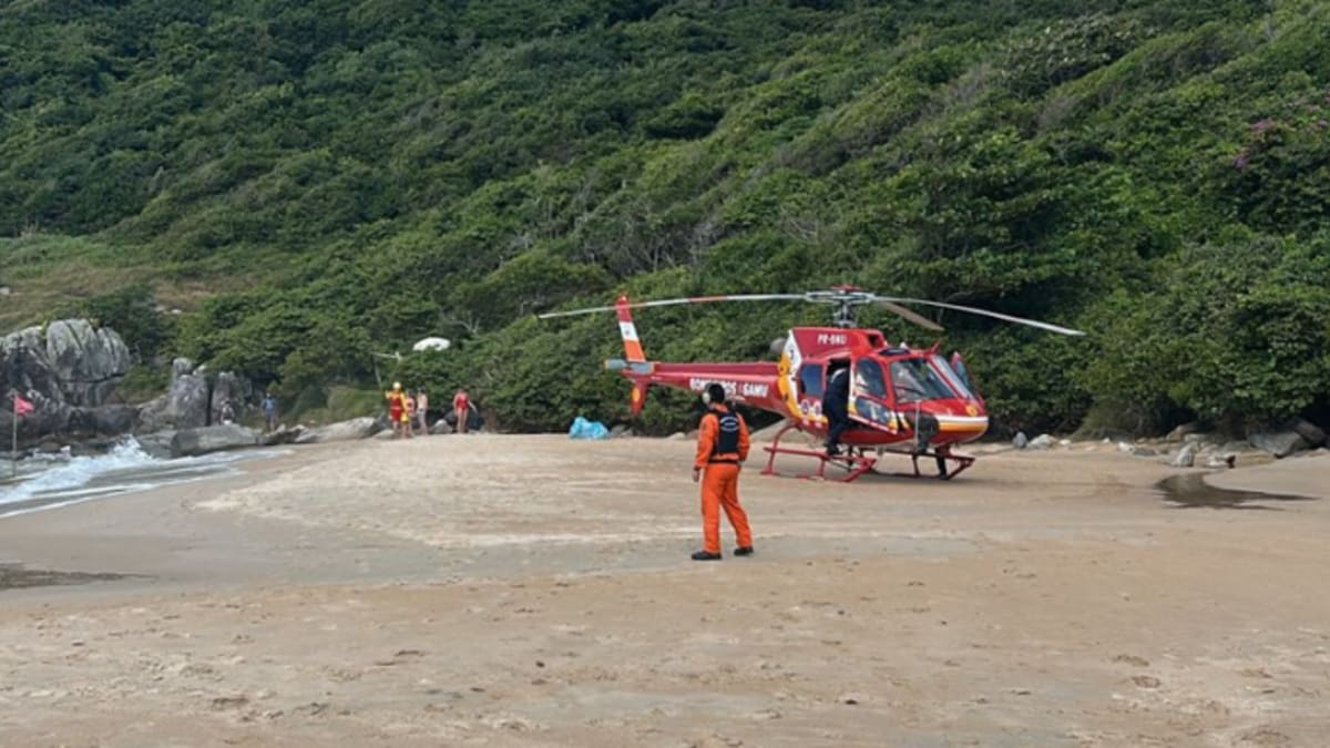 Jovem de 20 anos sofre afogamento na praia da Lagoinha do Leste em Florianópolis