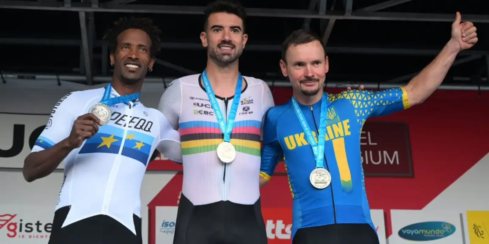 Brasil brilha na Copa do Mundo de ciclismo em Gistel