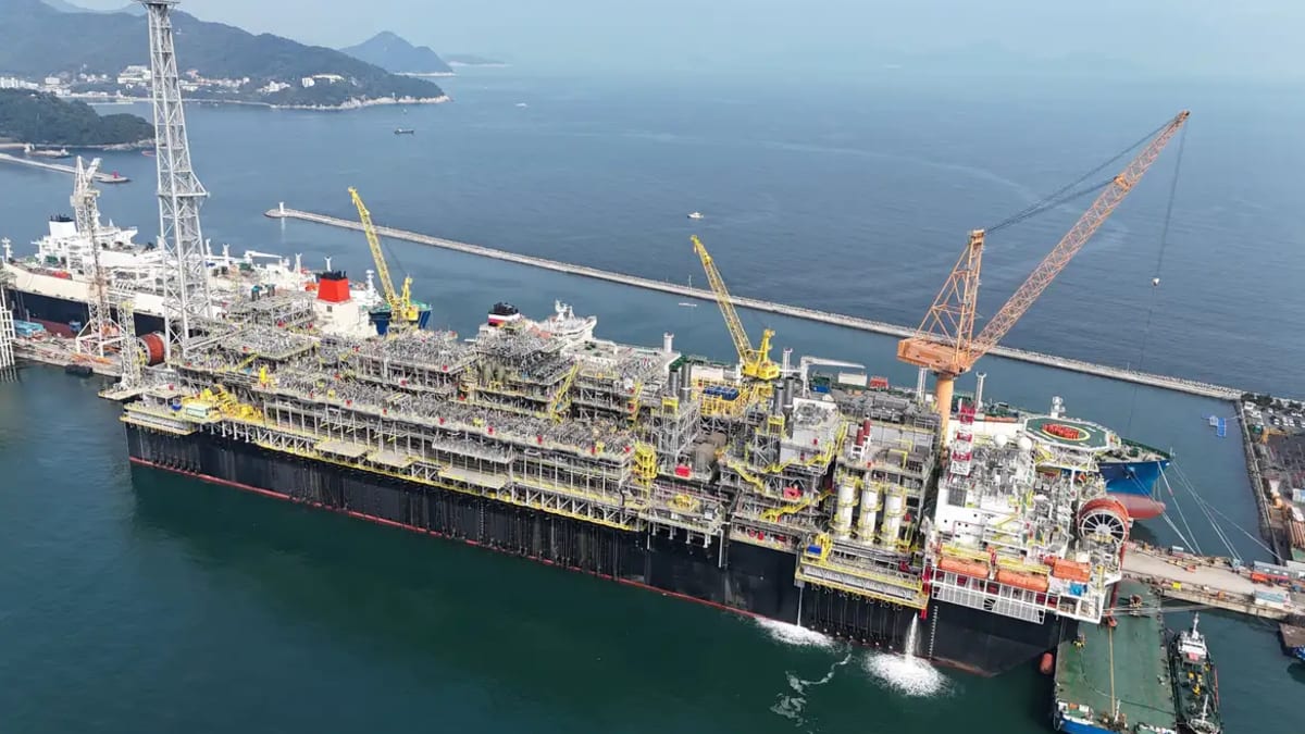 Petrobras inicia operação da plataforma P-79 e amplia produção no Campo de Búzios
