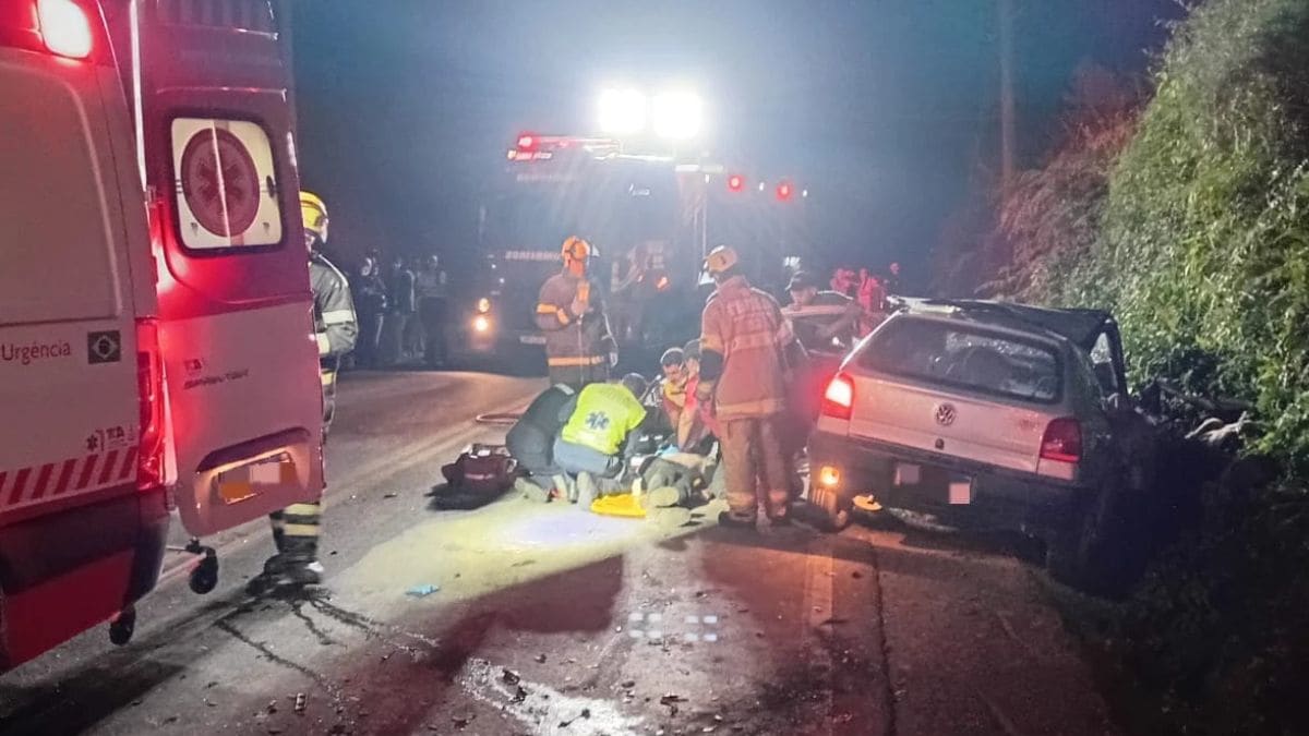 Motorista bêbado provoca acidente fatal em Lauro Müller na SC-390