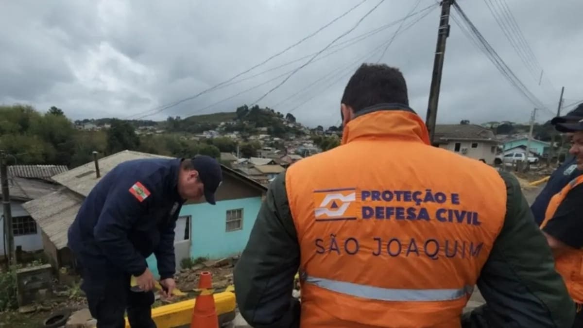 Temporal causa estragos em São Joaquim durante a madrugada